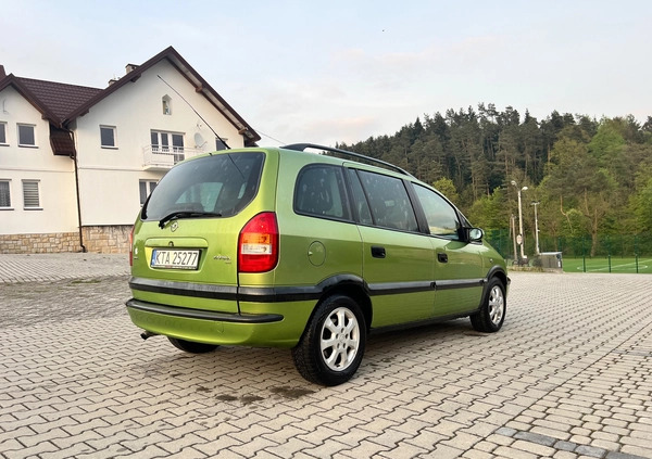 Opel Zafira cena 6400 przebieg: 325000, rok produkcji 2002 z Trzcianka małe 16